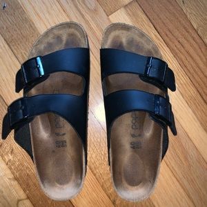 Black Platform Birkenstock - Papillio